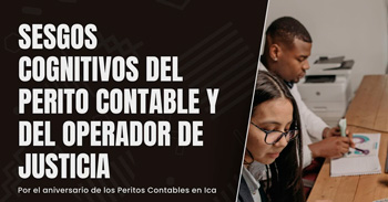  Webinar "sesgos cognitivos del perito contable y del operador de justicia"