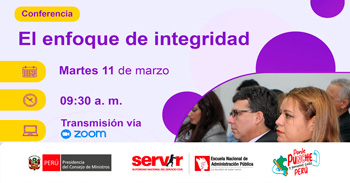  Conferencia online "El enfoque de integridad" del SERVIR