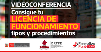  Conferencia online gratis "Consigue tu Licencia de Funcionamiento: Tipos y Procedimientos" 