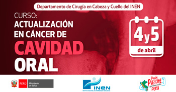  Curso presencial " Actualización en Cáncer de cavidad oral " del INEN