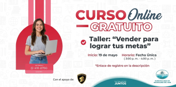 Taller online gratis - "Vender para lograr tus metas" Municipalidad de Magdalena del Mar