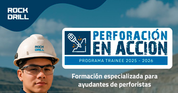 Programa "Trainee Perforación en Acción" 2025-2026 de Rock Drill