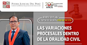 Capacitación presencial "Las variaciones procesales dentro de la oralidad civil"