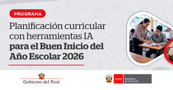 Programa online "Planificación curricular con herramientas IA para el Buen Inicio del Año Escolar 2026"