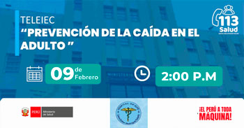 Capacitación online gratis "Prevención de la caída en el adulto" del Hospital de Supe - LERD