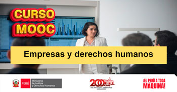 Curso virtual gratuito: "Empresas y derechos humanos" del Ministerio de Justicia