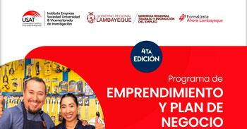 Programa de capacitación en Emprendimiento y Plan de negocio de la GRTPE Lambayeque
