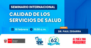 Seminario online "Calidad de los Servicios de Salud" ENSAP