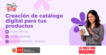 Taller virtual "Crea tu catálogo digital para tus productos" de Produce