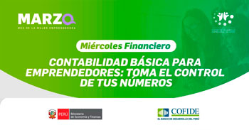 Capacitación online gratis "Contabilidad básica para emprendedores: toma el control de tus números"