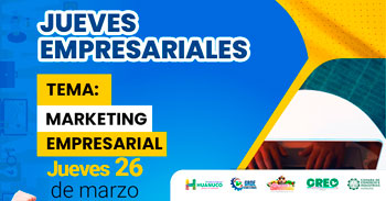 Capacitación online gratis "Marketing Empresarial" de la Gerencia Regional de Desarrollo Económico Huánuco