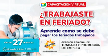 Capacitación online ¿Trabajaste en feriado? Aprenden como se debe pagar los feriados trabajados