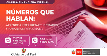 Charla online "Números que hablan: Aprende a interpretar tus estados financieros y crecer" de Produce