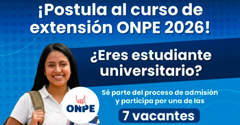 Curso de Extensión ONPE | Convocatoria 2026