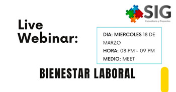 Webinar online gratis: "BIENESTAR SOCIAL"