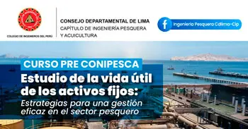 Capacitación online Estudio de la vida útil de los activos fijos: estrategias para una gestión eficaz sector pesquero