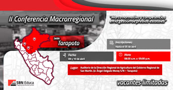 Conferencia presencial "Marco normativo y competencias en la gestión de predios estatales" de la SBN