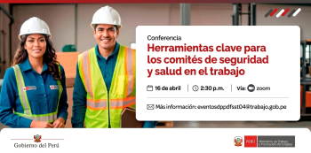 Conferencia online - "Herramientas clave para los comités de seguridad y salud en el trabajo"
