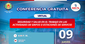 Conferencia online "Seguridad y salud en el trabajo en las actividades de grifos o estaciones de servicio"