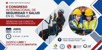Congreso presencial - "II Congreso Internacional de Seguridad y Salud en el Trabajo "