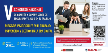 Congreso presencial - "Riesgos Psicosociales en el Mundo del Trabajo: Prevención y Gestión en la Era Digital"