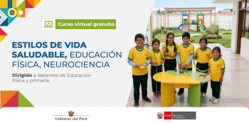 Curso online gratis "Estilos de vida saludable, educación física, neurociencia" del MINEDU