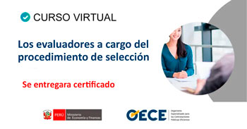 Curso online gratis "Los evaluadores a cargo del procedimiento de selección" OECE