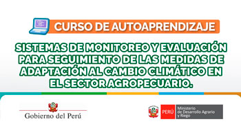 Curso online Sistemas de monitoreo y evaluación para seguimiento de las medidas de adaptación al cambio climático