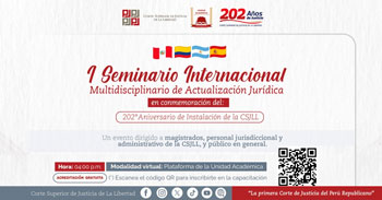 I Seminario Internacional "Multidisciplinario de Actualización Jurídica "