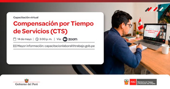 Capacitación virtual - "Compensación por Tiempo de Servicios (CTS)" MTPE