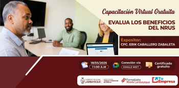 Capacitacion online - "Evalúa los beneficios del NRUS" (GRTPE Lambayeque)