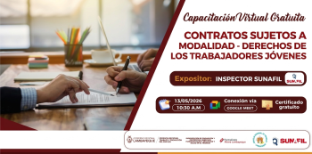 Capacitación online gratis- "Contratos sujetos a modalidad - Derechos de los trabajadores jóvenes"