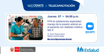Capacitación online HTA en Poblaciones Especiales: Manejo de la presión arterial en el paciente con Diabetes Mellitus