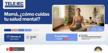 Charla VIRTUAL - "Mamá, ¿cómo cuidas tu salud mental?" Instituto Nacional de Salud Mental