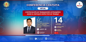 Conferencia online - "Contratación de Trabajadores Extranjeros desde el Enfoque Inspectivo de Trabajo"