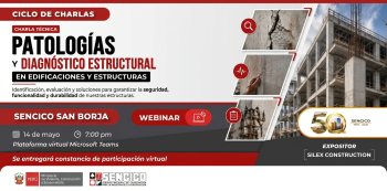 Conferencia virtual "Patologías y diagnóstico estructural en edificaciones y estructuras" SENCICO