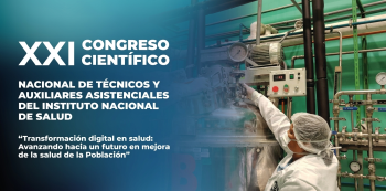 Congreso presencial y online - "XXI Congreso Científico Nacional de Técnicos y Auxiliares Asistenciales"