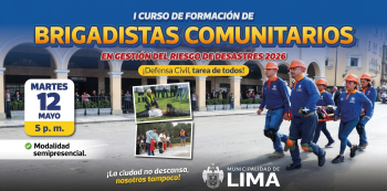 Curso semipresencial Formación de Brigadistas Comunitarios en Gestión del Riesgo de Desastres 2026