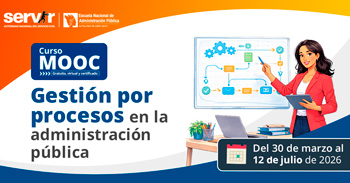 Curso online gratis "Gestión por procesos en la administración pública" del SERVIR