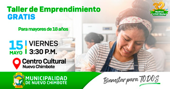 Taller presencial - "Emprendimiento" Municipalidad Distrital de Nuevo Chimbote
