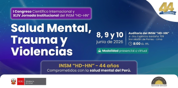 Congreso SEMIPRESENCIAL - "Salud Mental, Trauma y Violencias" Instituto Nacional de Salud Mental