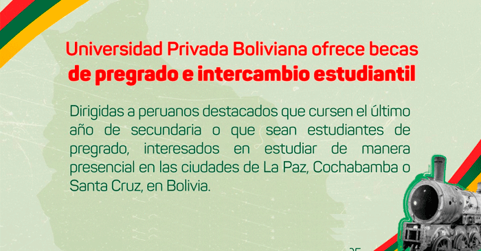 Becas UPB 2025 - Beca para estudiar en Bolivia
