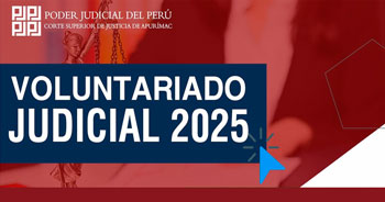 Programa de Voluntariado de la Corte Superior de Justicia de Apurímac