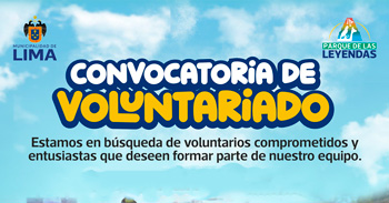 Programa de Voluntariado 2025 del Parque de las Leyendas