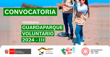 Programa Guardaparques Voluntarios para la Reserva Nacional San Fernando 2024