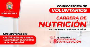 Programa de Voluntarios - Municipalidad de Miraflores Arequipa