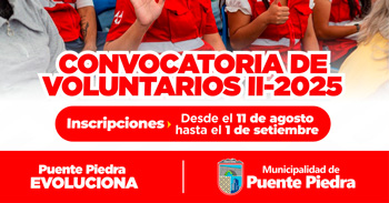 Programa de Voluntarios de la Municipalidad de Puente Piedra