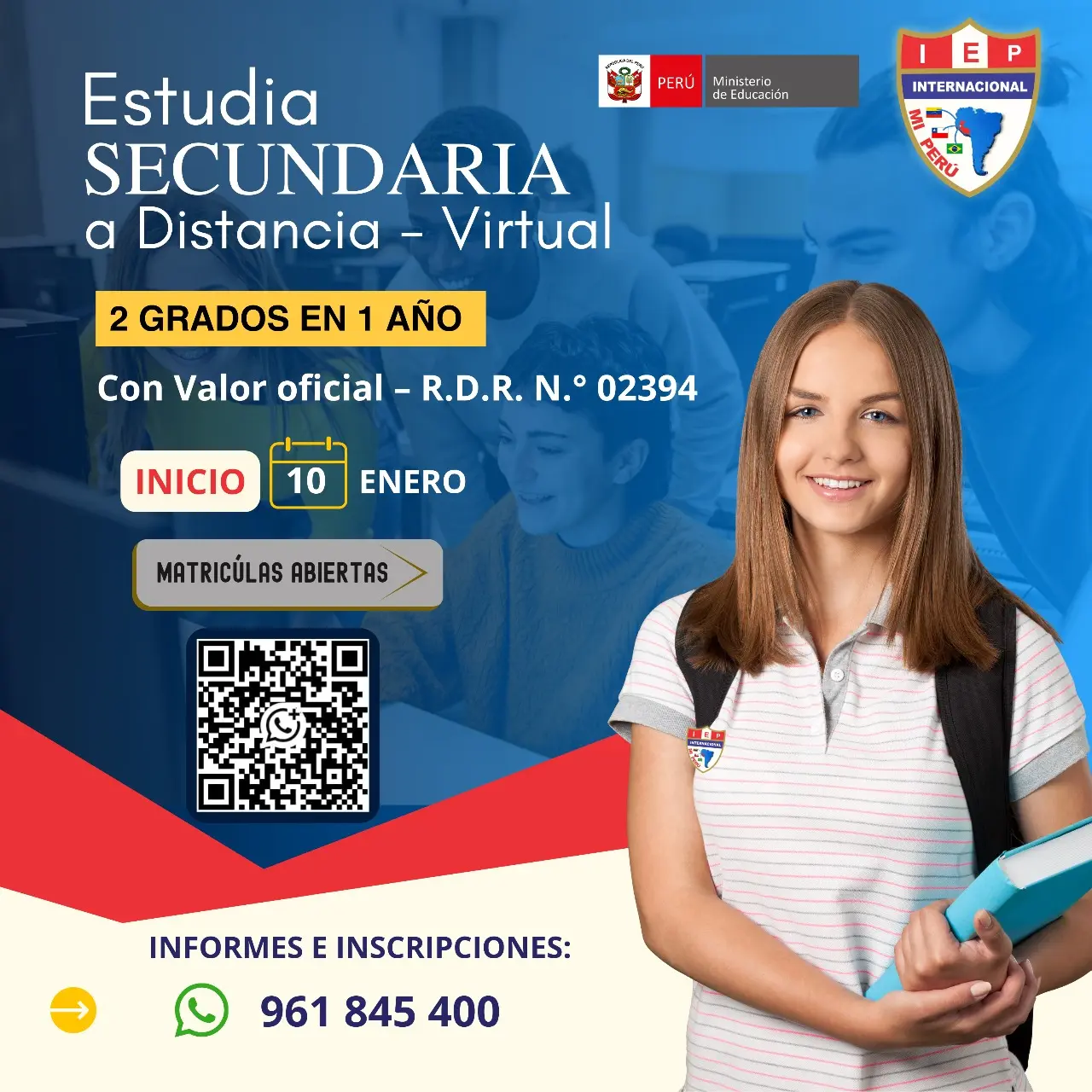 ESTUDIA SECUNDARIA A DISTANCIA