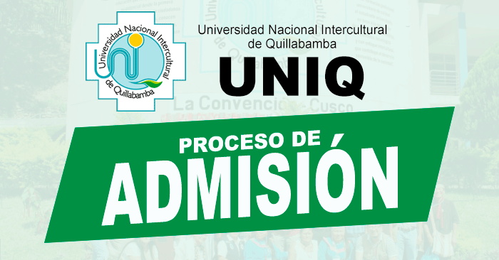 Admisión 2024-I UNIQ - Examen de ingreso a la Universidad de Quillabamba 