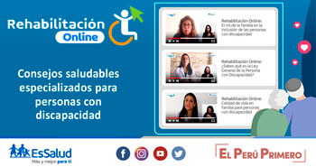 Talleres Virtuales de Rehabilitación: Consejos saludables especializados para personas con discapacidad